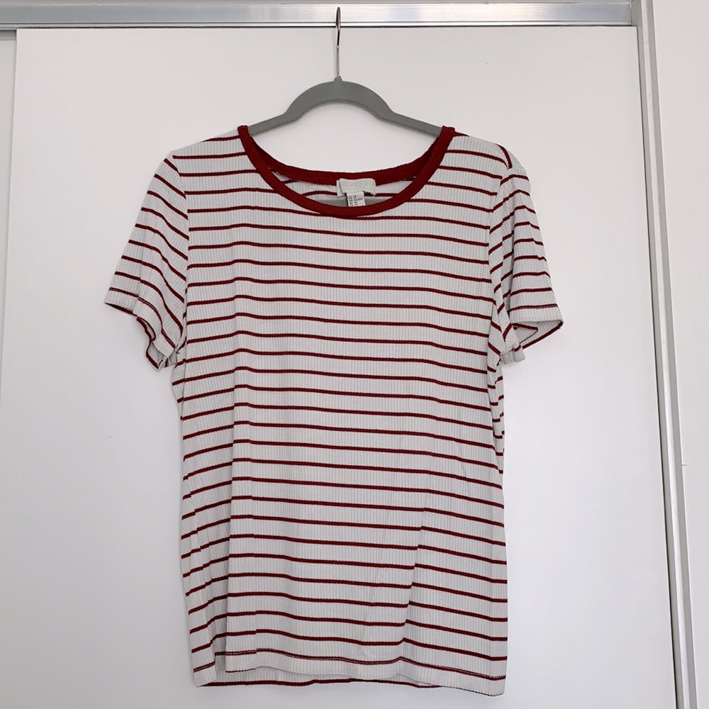 Forever 21 size 2X super soft striped shirt sleeve t shirt